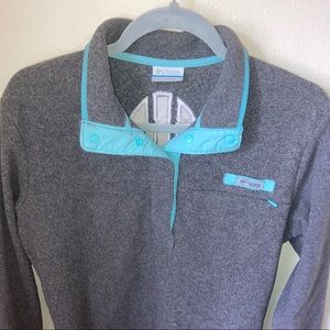COLUMBIA QUARTER BUTTON PULL OVER